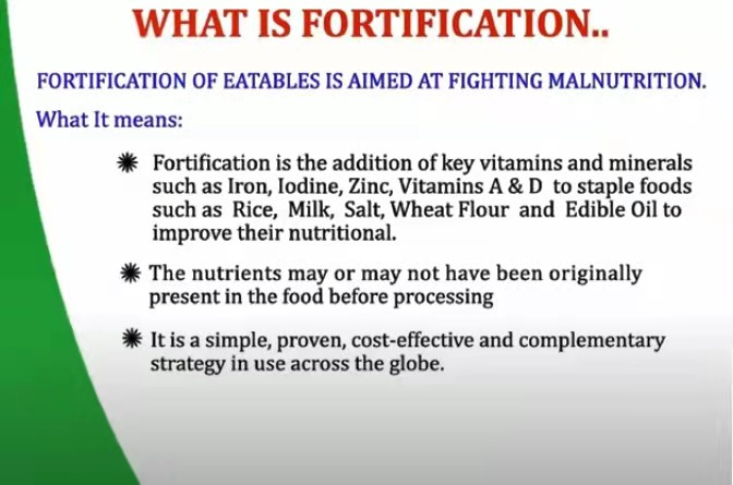 what is fortification